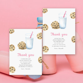 リトルスイートクッキー ガール バースデーパーティー サンクス サンキューカード