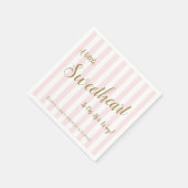 リトルスイートハートがやってくる！ベイビーシャワーパーティー スタンダードカクテルナプキン (角)