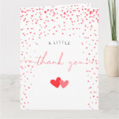 リトルスイートハート折り畳みサンキューカード サンキューカード (正面)