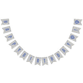 リトルスイートピーフローラハッピーバースデー バンティングフラッグ