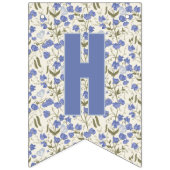 リトルスイートピーフローラハッピーバースデー バンティングフラッグ (第1の旗)