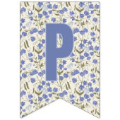 リトルスイートピーフローラハッピーバースデー バンティングフラッグ (第3の旗)