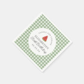 リトルスイートメロンファースト誕生日 スタンダードカクテルナプキン (角)