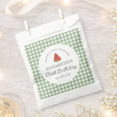 リトルスイートメロンファースト誕生日 フェイバーバッグ (クリップ留めされた状態)