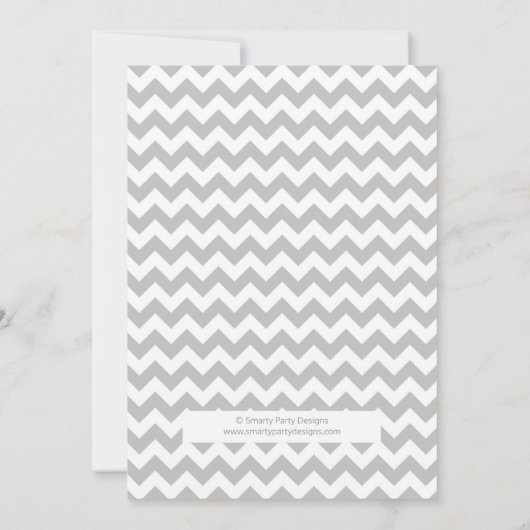 リトルスイートラムガールベビーシャワー招待状 招待状 (裏面)