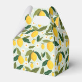 リトルスウィーティイエローレモンベビーシャワー フェイバーボックス (裏面サイド)