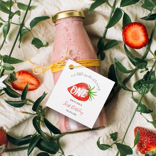 リトルスウィーティイチゴ1歳の誕生日 フェイバータグ