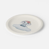 リトルスウィーティエレファント紙プレート ペーパープレート (アングル)