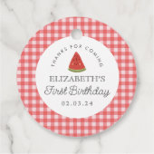 リトルスウィーティスイカファースト誕生日 フェイバータグ (裏面)