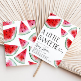 リトルスウィーティスイカ赤ちゃんシャワー招待状 招待状