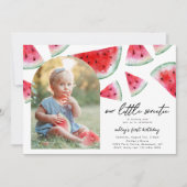 リトルスウィーティフォト誕生日招待状 招待状 (正面)