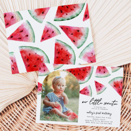 リトルスウィーティフォト誕生日招待状 招待状