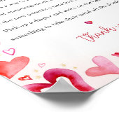 リトルスウィートおむつラッフルサイン ポスター (角)