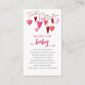 リトルスウィートアーツピンクの本のベビー エンクロージャーカード (正面)