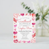 リトルスウィートアーツ2月の誕生日パーティーfor Girl ポストカード (スタンド正面)