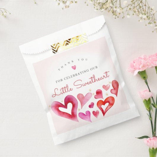 リトルスウィートアーツ2月バースデーパーティー フェイバーバッグ (封をした状態)