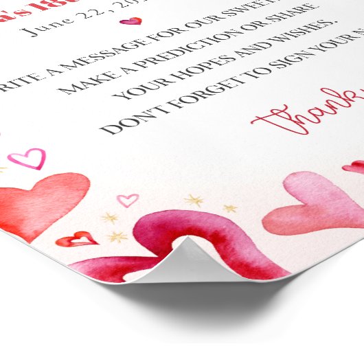 リトルスウィートアートアドバイスタイムカプセルサイン ポスター (角)