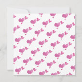 リトルスウィートアートフローラハートガールズ1st誕生日 招待状 (裏面)