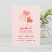 リトルスウィートアート子供の誕生日パーティー 招待状 (スタンド正面)