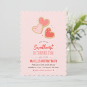 リトルスウィートアート子供の誕生日パーティー 招待状 (スタンド正面)