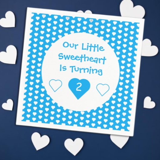 リトルスウィートアート誕生日 スタンダードカクテルナプキン