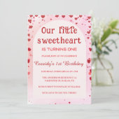 リトルスウィートアールヴァレンティネス誕生日招待状 招待状 (スタンド正面)