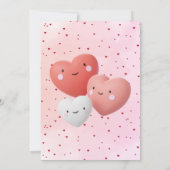 リトルスウィートアールヴァレンティネス誕生日招待状 招待状 (裏面)