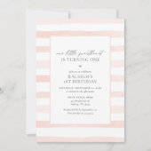 リトルスウィートアールヴァレンティンズガール誕生日 招待状 (正面)