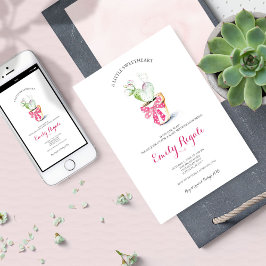 リトルスウィートカボスベビーシャワー招待状 招待状