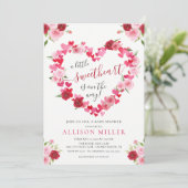 リトルスウィートガールズベビーシャワー招待状 招待状 (スタンド正面)