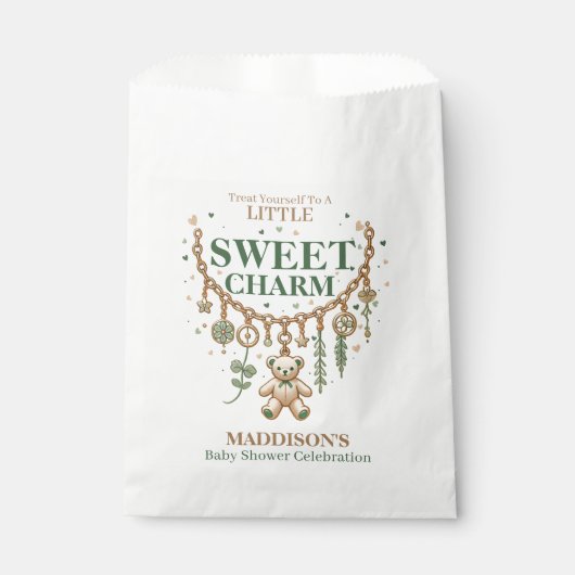 リトルスウィートチャームベビーシャワーバッグ フェイバーバッグ (正面)