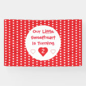 リトルスウィートトドラー誕生日 横断幕 (横)