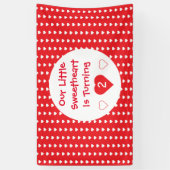 リトルスウィートトドラー誕生日 横断幕 (縦)