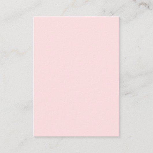 リトルスウィートバウ赤ちゃんシャワーおむつラッフル エンクロージャーカード (裏面)