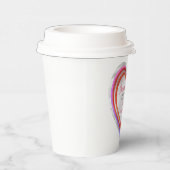 リトルスウィートバレンタインの水の色ベビーシャワー 紙コップ (右)