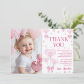 リトルスウィートバレンタインズガール誕生日 サンキューカード (スタンド正面)