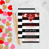 リトルスウィートバレンタインデイベビーシャワー エンクロージャーカード