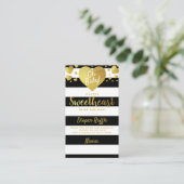 リトルスウィートバレンタインデイベビーシャワー エンクロージャーカード (スタンド正面)