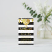 リトルスウィートバレンタインデイベビーシャワー エンクロージャーカード (スタンド正面)