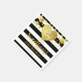 リトルスウィートバレンタインデイベビーシャワー スタンダードカクテルナプキン (角)