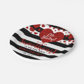 リトルスウィートバレンタインデイベビーシャワー ペーパープレート (アングル)