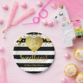 リトルスウィートバレンタインデイベビーシャワー ペーパープレート (パーティー)