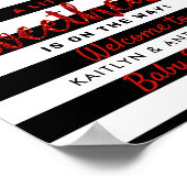 リトルスウィートバレンタインデイベビーシャワー ポスター (角)