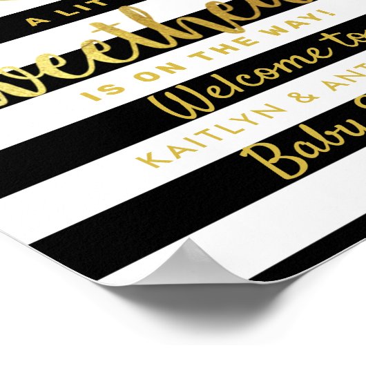 リトルスウィートバレンタインデイベビーシャワー ポスター (角)