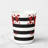 リトルスウィートバレンタインデイベビーシャワー 紙コップ (左)