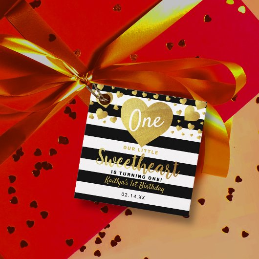 リトルスウィートバレンタインデー任意の年齢誕生日 フェイバータグ