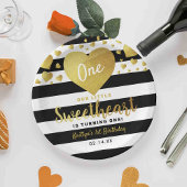 リトルスウィートバレンタインデー任意の年齢誕生日 ペーパープレート