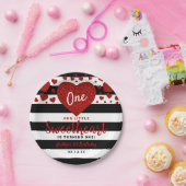 リトルスウィートバレンタインデー任意の年齢誕生日 ペーパープレート (パーティー)