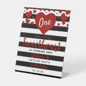 リトルスウィートバレンタインデー任意の年齢誕生日 台座サイン (正面)