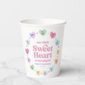 リトルスウィートバレンタインデー誕生日パーティー 紙コップ (裏面)